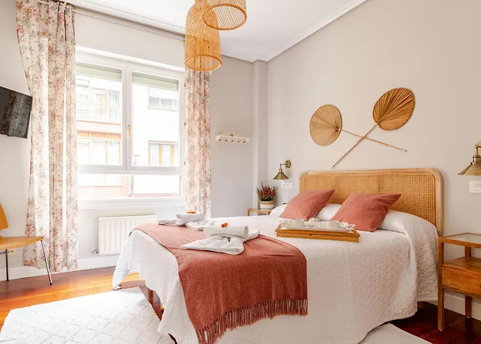 Apartman Bilbaobonito 5min Guggenheim 2bth ,ext,quiet & Central, Parking *