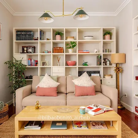 Apartmán Bilbaobonito 5min Guggenheim I 2bdrm I Ext I Quiet & I Pking *
